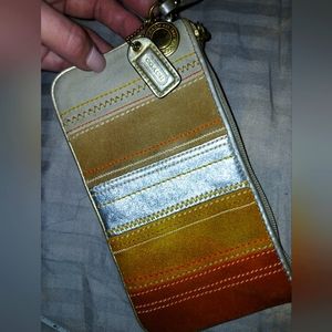 Coach Wristlet Suede (Fair Condition)